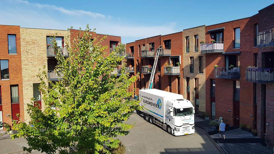 Huur een verhuislift / ladderlift